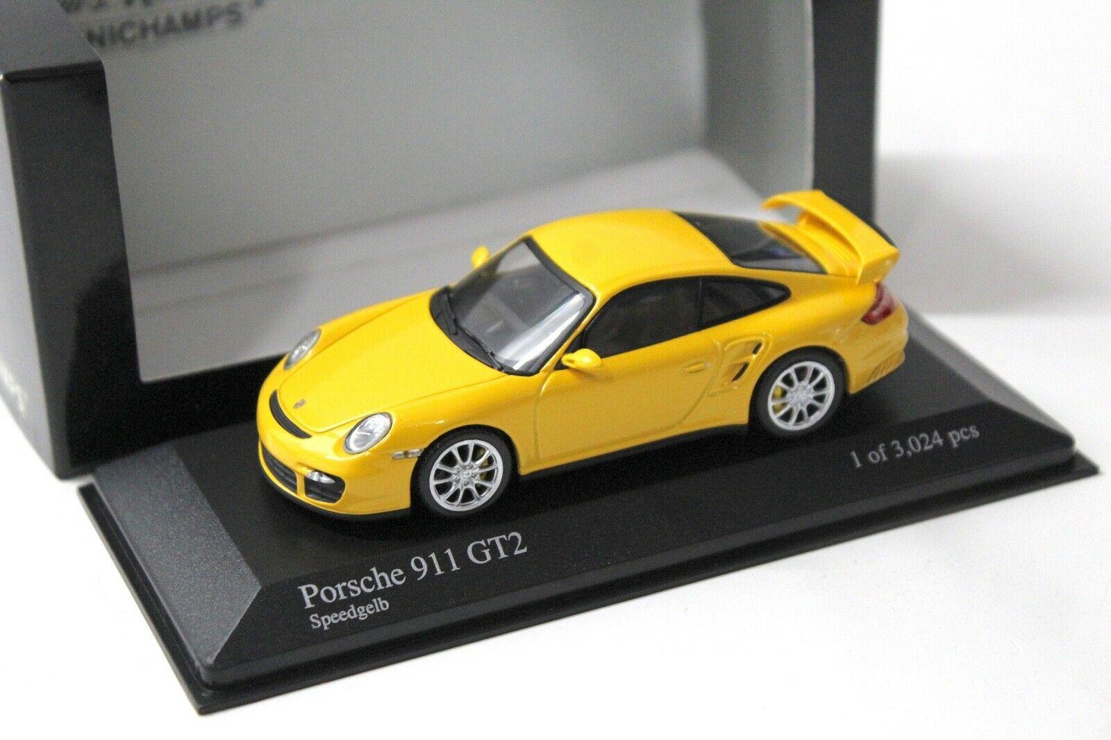1:43 Minichamps Porsche 911 997 GT2 Speed yellow