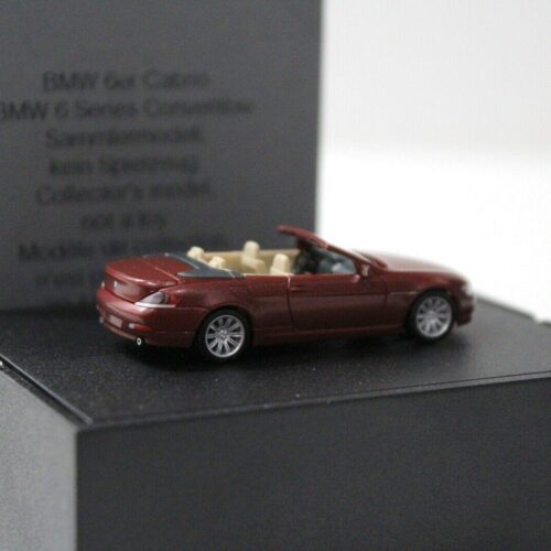 1:87 Herpa BMW 6er E63 Convertible red DEALER VERSION
