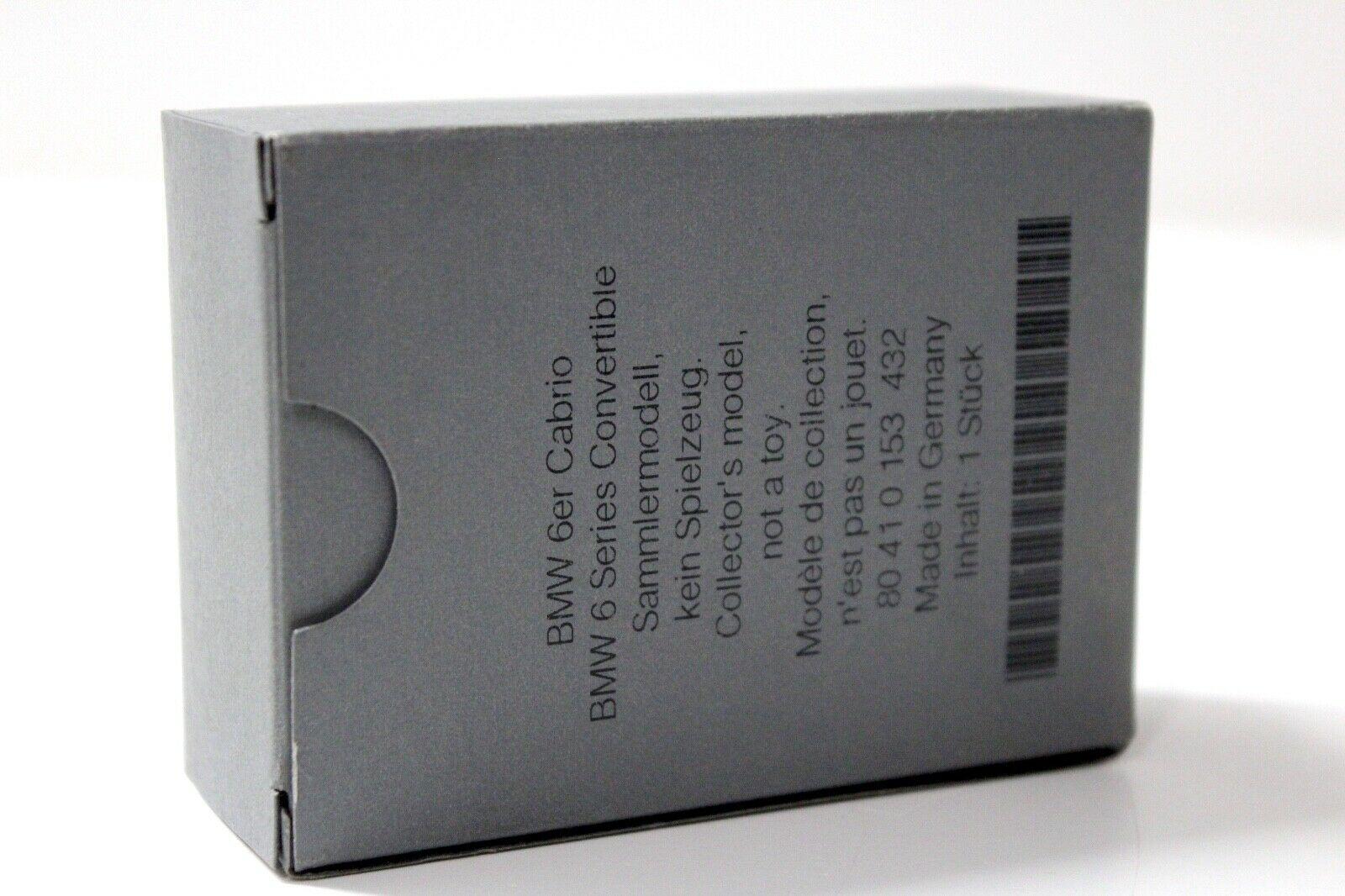 1:87 Herpa BMW 6er E63 Convertible red DEALER VERSION