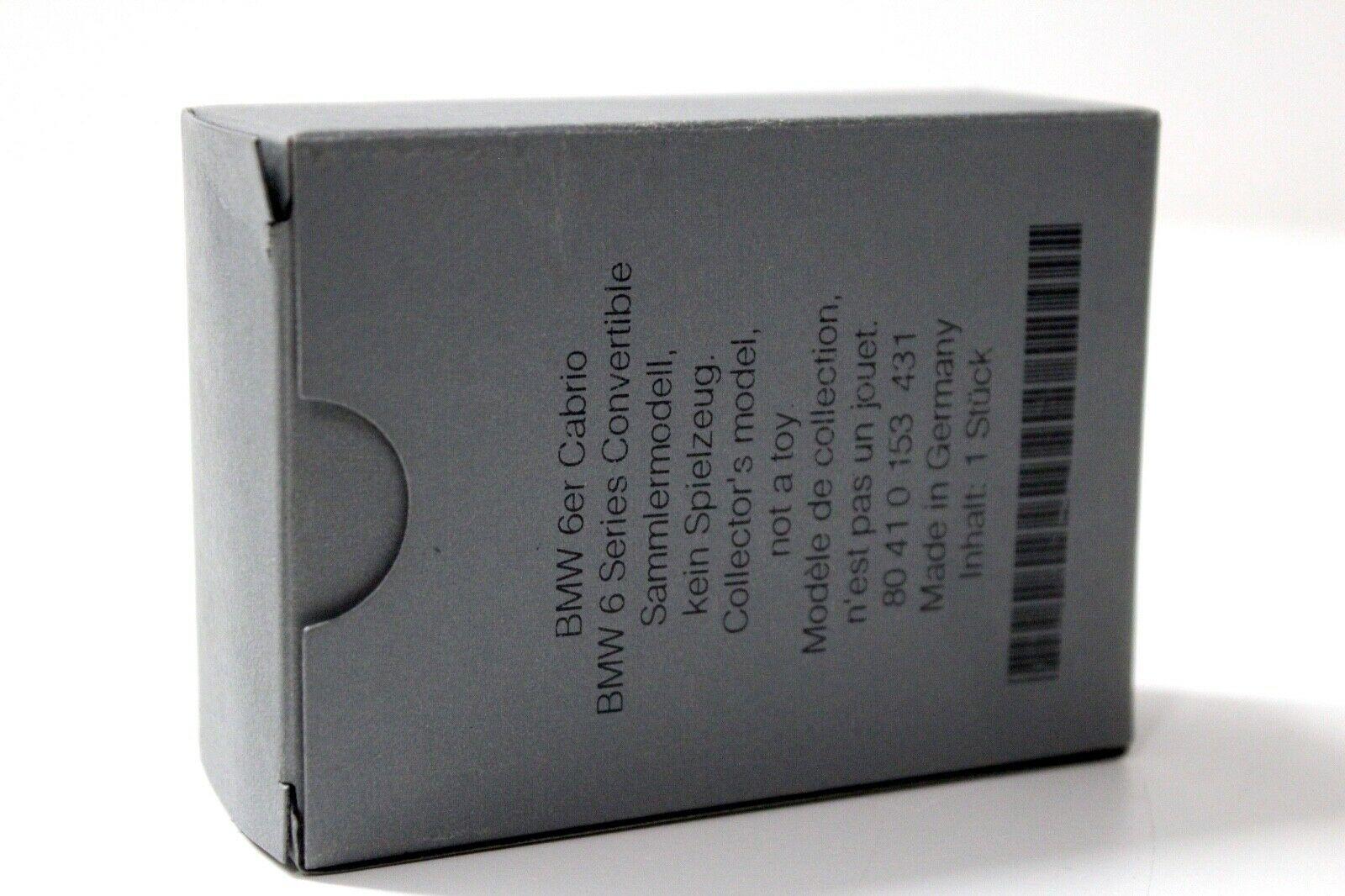 1:87 Herpa BMW 6er E63 Convertible grey DEALER VERSION