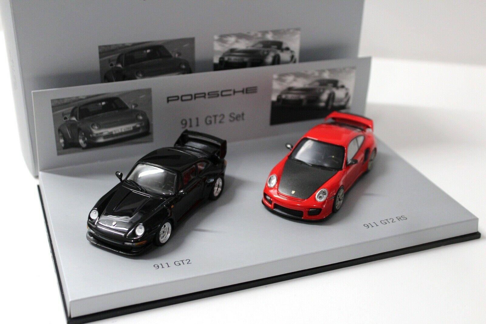 1:43 Minichamps Porsche 911 GT2 SET (993/997) DEALER VERSION
