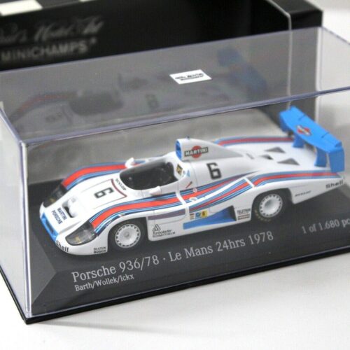 1:43 Minichamps Porsche 936/78 LM 24h MARTINI #6 Ickx white