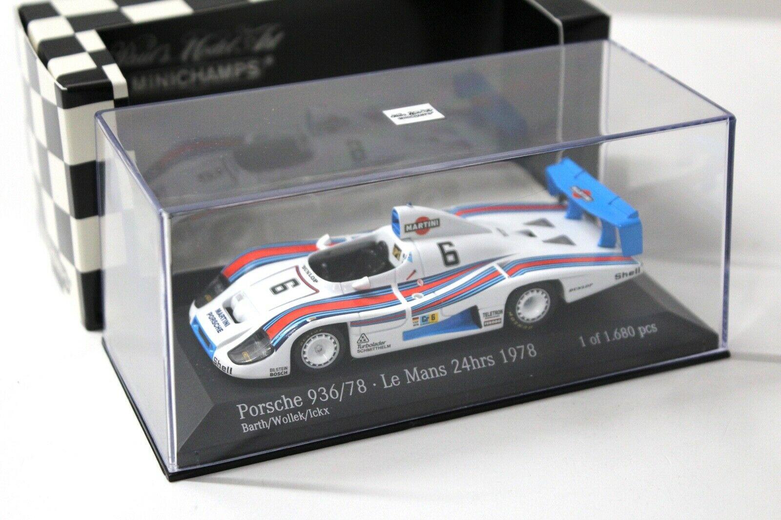 1:43 Minichamps Porsche 936/78 LM 24h MARTINI #6 Ickx white