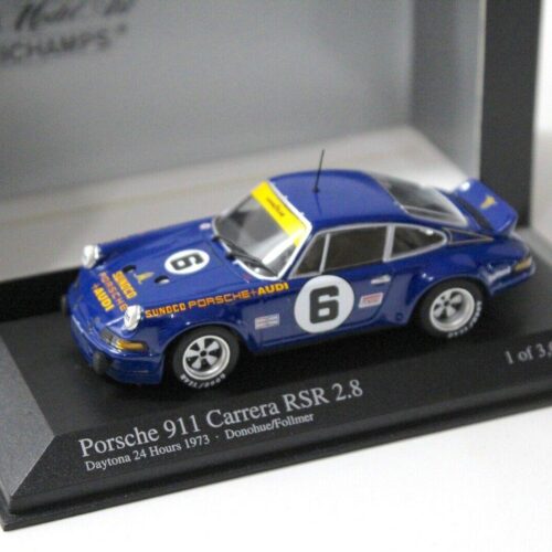 1:43 Minichamps Porsche 911 Carrera RSR 2.8 Sunoco #6 blue