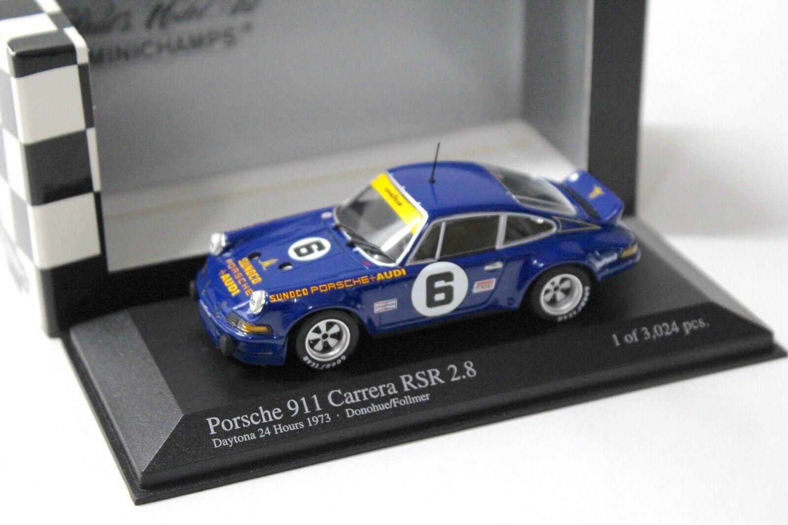 ID 51127 orig 1.jpg 1:43 Minichamps Porsche 911 Carrera RSR 2.8 Sunoco #6 blue