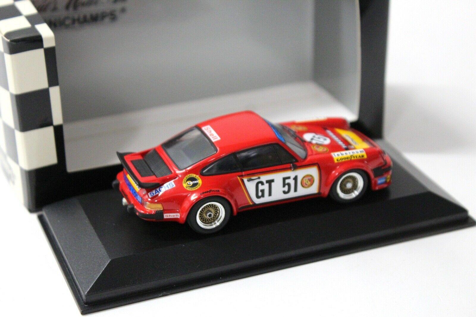 1:43 Minichamps Porsche 934 ADAC 300km Hezemans #GT 51 red
