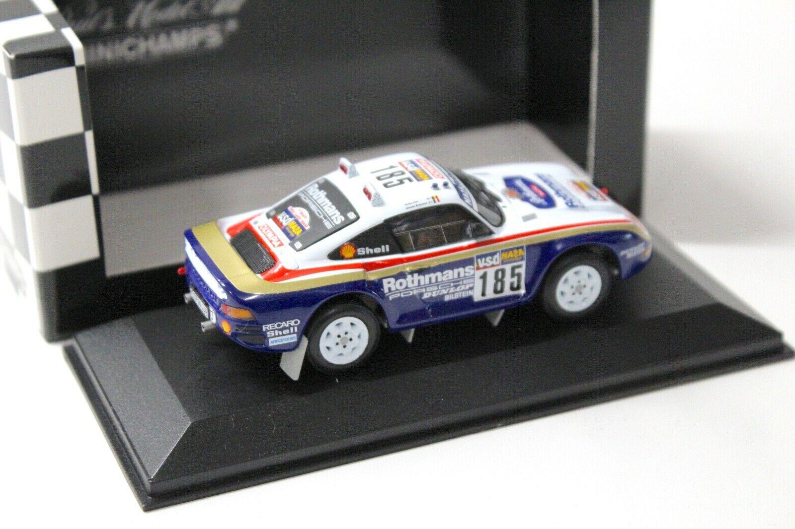 1:43 Minichamps Porsche 959 Rallye Paris Dakar #185
