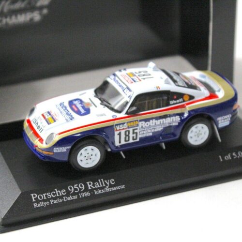 1:43 Minichamps Porsche 959 Rallye Paris Dakar #185
