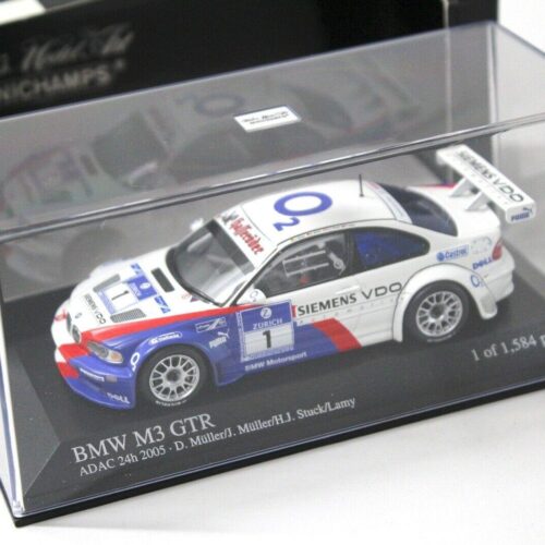 1:43 Minichamps BMW M3 GTR ADAC 24h 2005 D.Müller #1