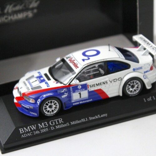 1:43 Minichamps BMW M3 GTR ADAC 24h 2005 D.Müller #1