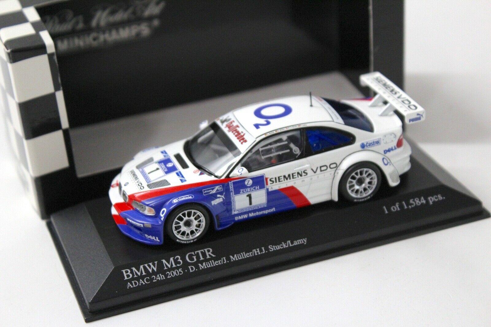 ID 51151 orig 1.jpg 1:43 Minichamps BMW M3 GTR ADAC 24h 2005 D.Müller #1