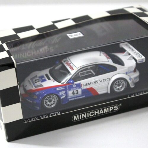 1:43 Minichamps BMW M3 GTR ADAC 24h 2004 Lamy/ Stuck #43