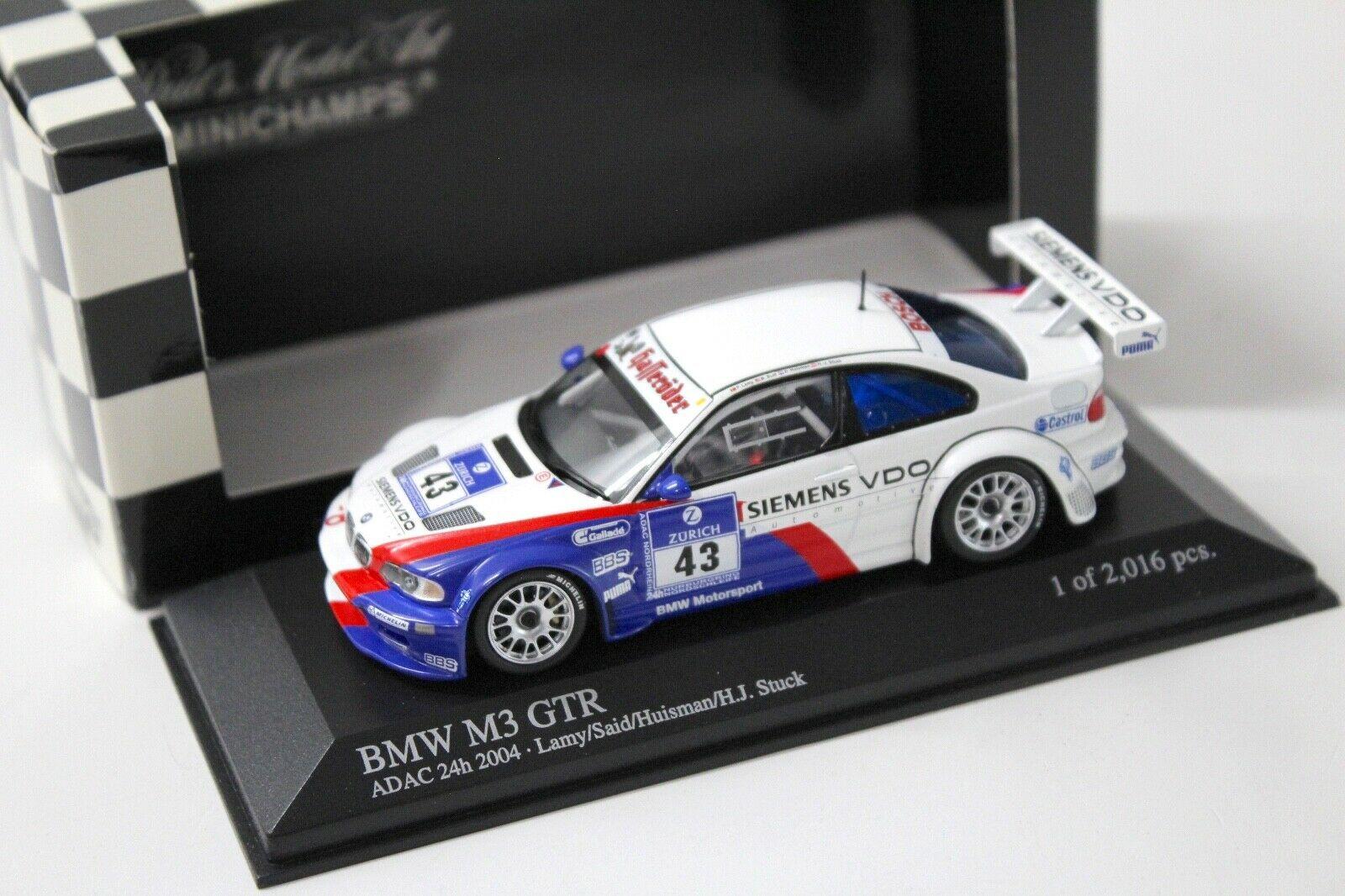 ID 51159 orig 1.jpg 1:43 Minichamps BMW M3 GTR ADAC 24h 2004 Lamy/ Stuck #43