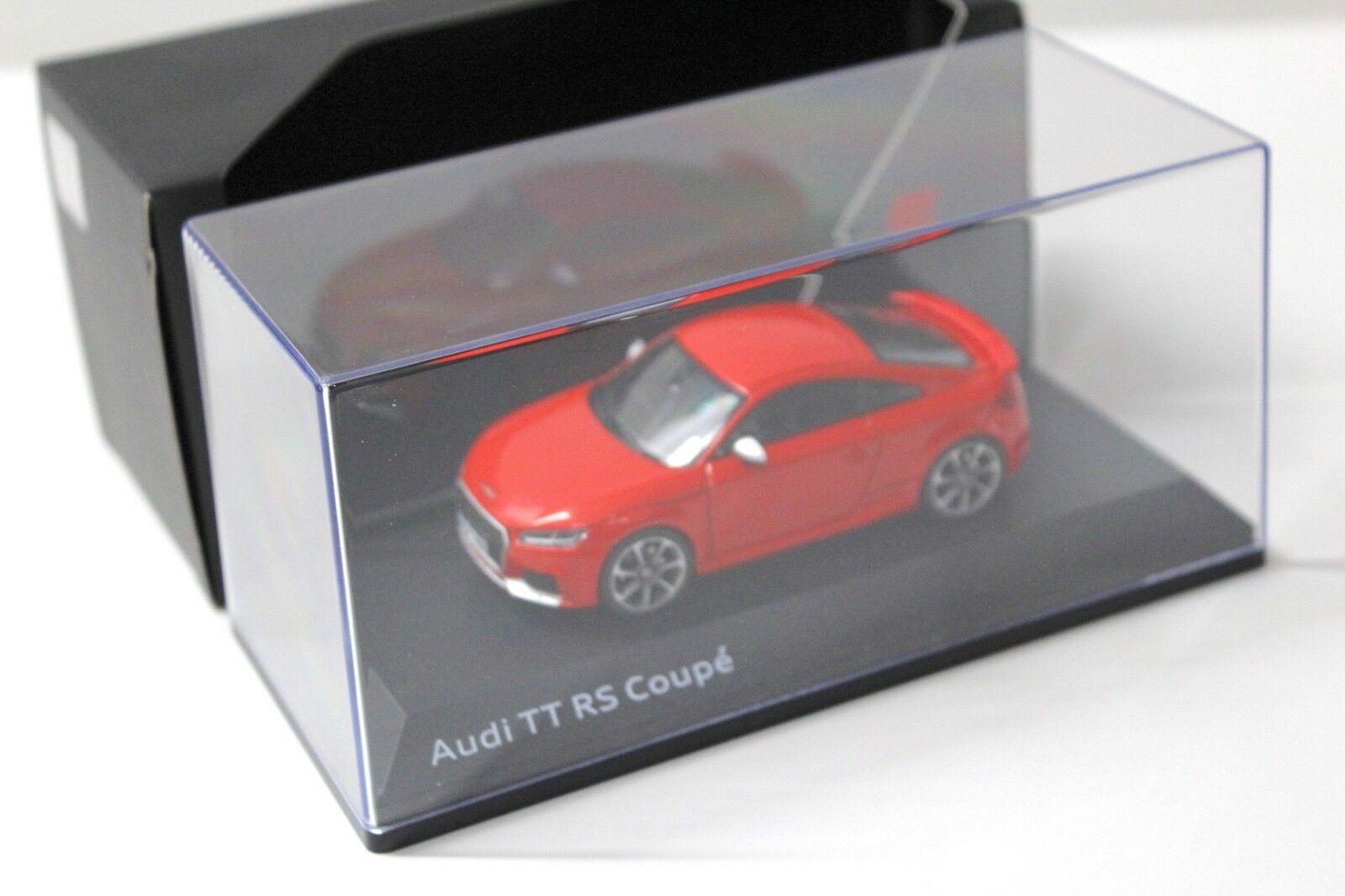 1:43 iScale Audi TT RS Coupe Catalunya red DEALER VERSION