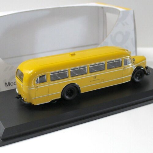 1:43 Schuco Mercedes O6600 Bus Deutsche Bundespost yellow