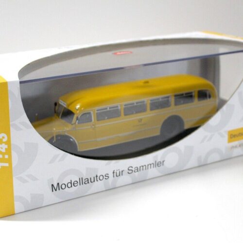 1:43 Schuco Mercedes O6600 Bus Deutsche Bundespost yellow