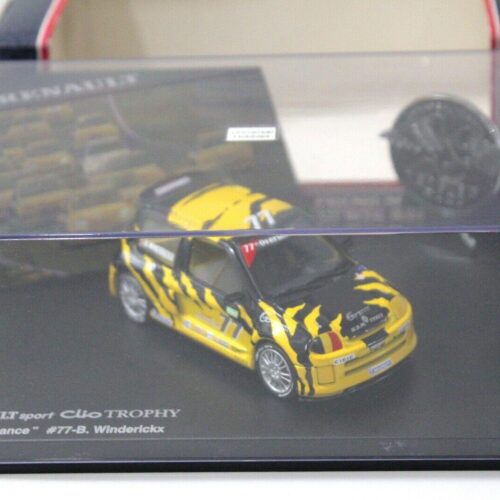 1:43 Eagle Renault Sport Clio Trophy Arrogance #77-B yellow