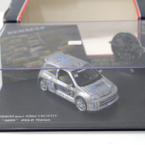 1:43 Eagle Renault Sport Clio Trophy IMER #53-P. silver
