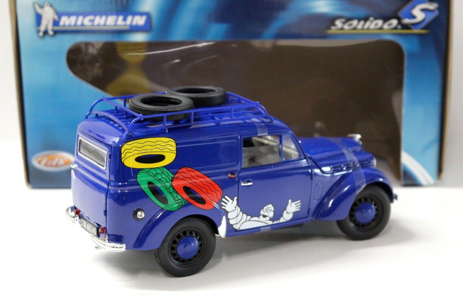 1:18 Solido Renault Juvaqutre 1952 blue MICHELIN