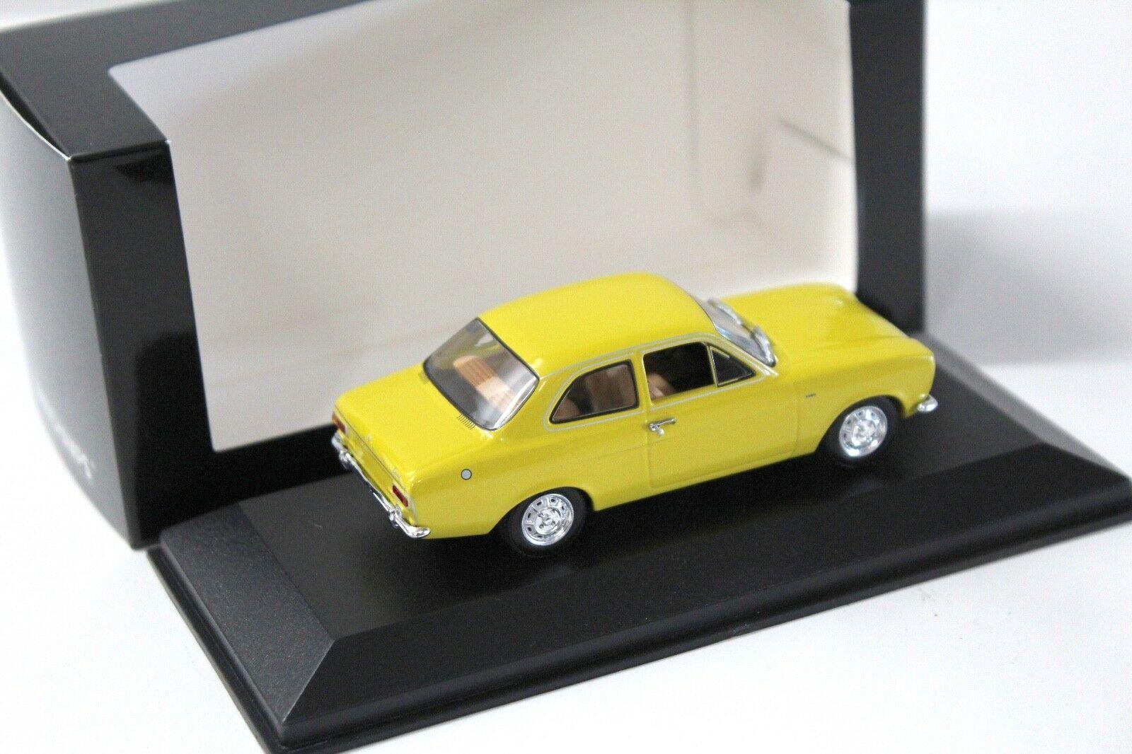 1:43 Minichamps Ford Escort L Daytona yellow 1971