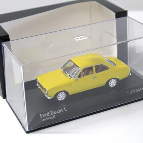 1:43 Minichamps Ford Escort L Daytona yellow 1971