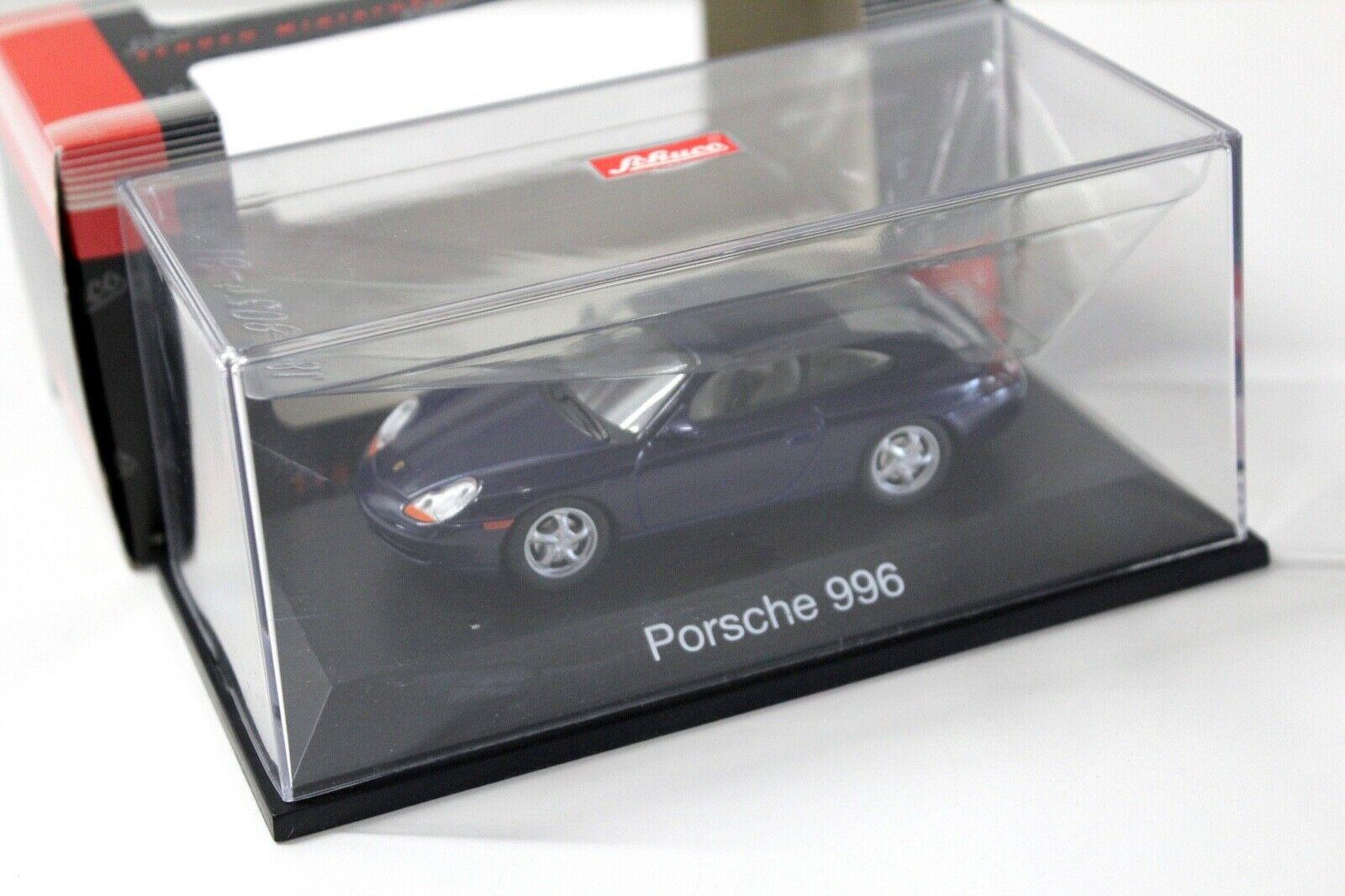 1:43 Schuco Porsche 911 (996) Coupe dark blue