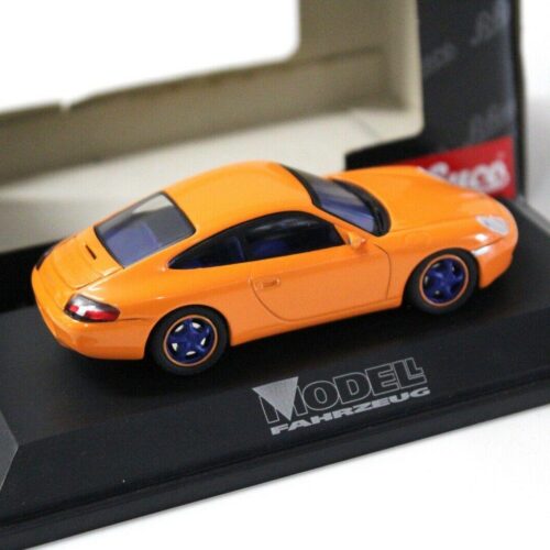 1:43 Schuco Porsche 911 (996) Coupe orange "MODELLFAHRZEUG"