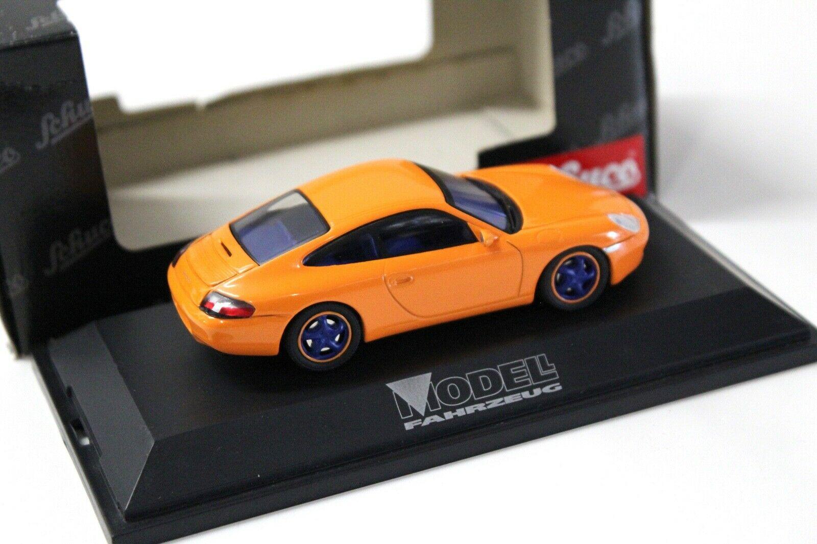 1:43 Schuco Porsche 911 (996) Coupe orange "MODELLFAHRZEUG"
