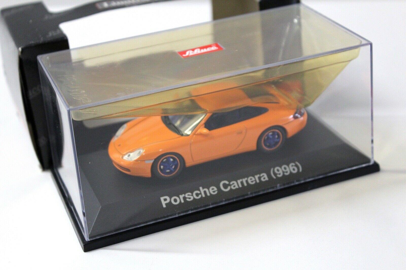 1:43 Schuco Porsche 911 (996) Coupe orange "MODELLFAHRZEUG"