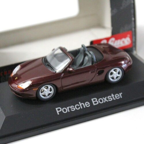 1:43 Schuco Porsche Boxster dark red