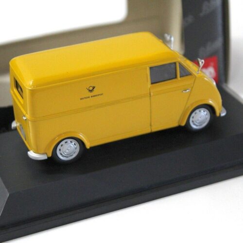 1:43 Schuco DKW Schnelllaster Kasten Deutsche Bundespost yellow