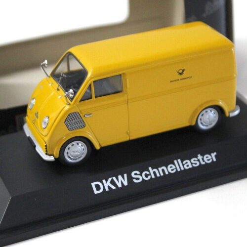 1:43 Schuco DKW Schnelllaster Kasten Deutsche Bundespost yellow