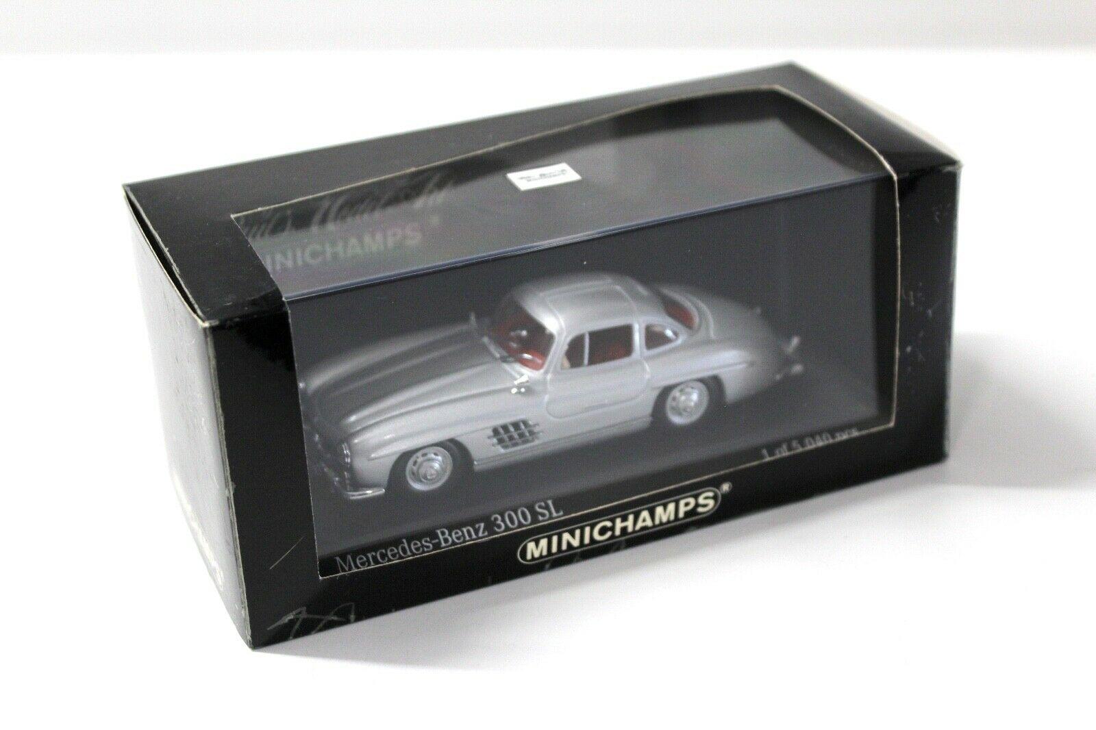1:43 Minichamps Mercedes 300SL Flügeltürer 1955 silver