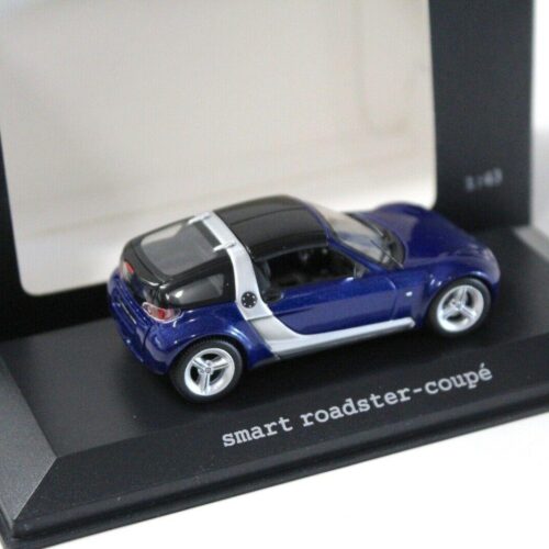 1:43 Minichamps Smart Roadster Coupe blue DEALER VERSION