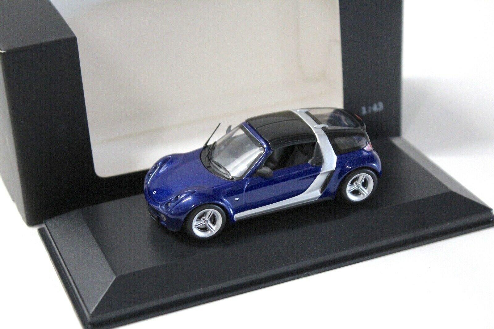 1:43 Minichamps Smart Roadster Coupe blue DEALER VERSION
