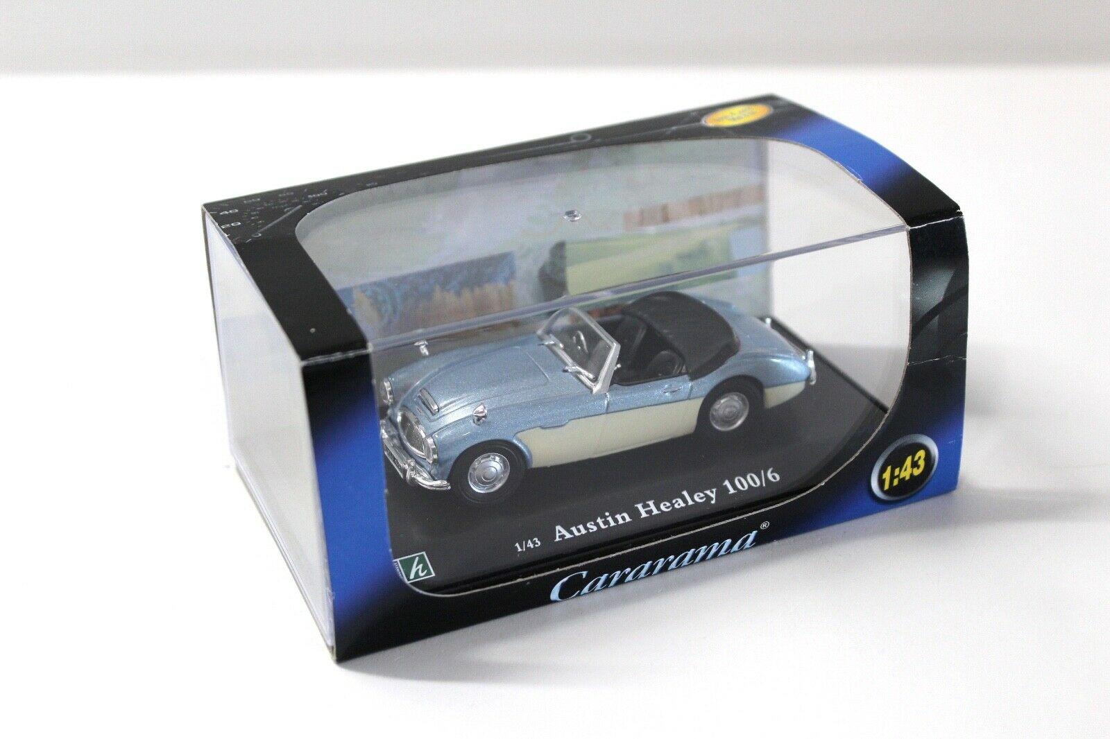 1:43 Cararama Austin Healey 100/6 blue/white