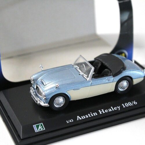 1:43 Cararama Austin Healey 100/6 blue/white