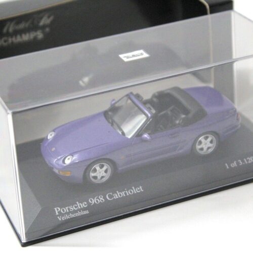 1:43 Minichamps Porsche 968 Cabriolet purple-blue