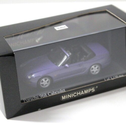 1:43 Minichamps Porsche 968 Cabriolet purple-blue