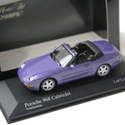 1:43 Minichamps Porsche 968 Cabriolet purple-blue