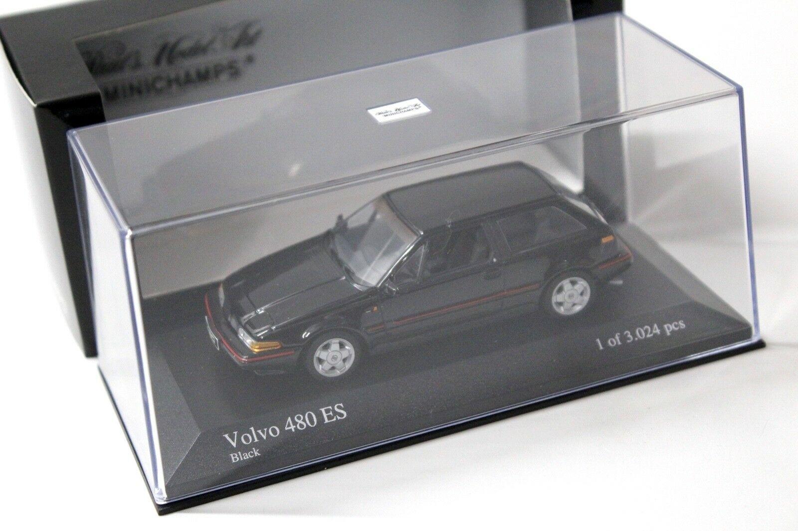 1:43 Minichamps Volvo 480 SE black 1986