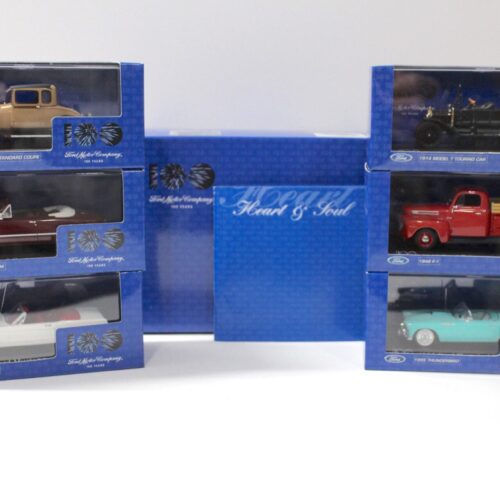 1:43 Minichamps SET Ford 100 YEARS - 6x models Ford Model T, F-1, Mustang