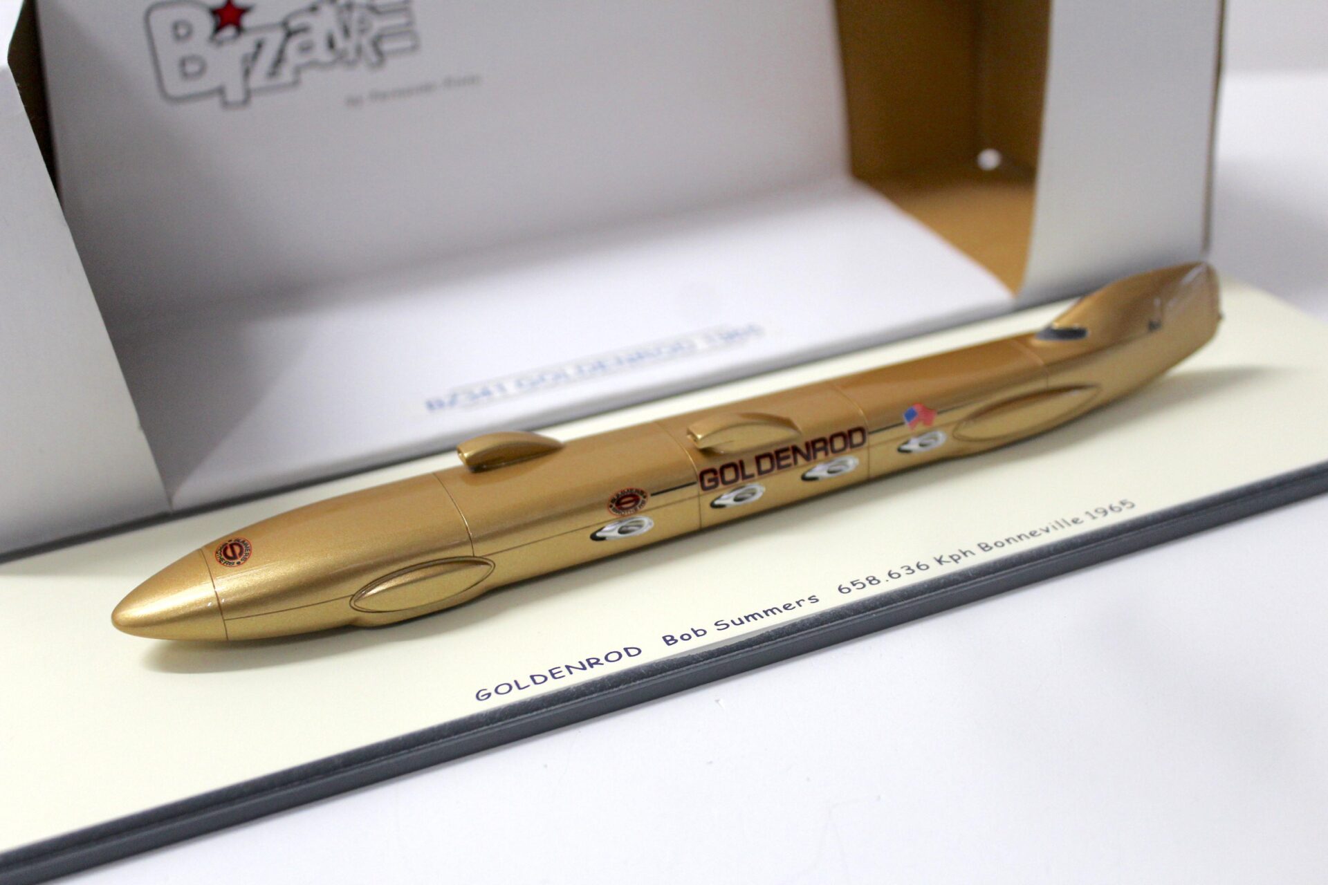 ID 51750 orig.jpg 1:43 Spark Bizarre GOLDENROD Bob Summers 658.636 Kph Bonneville 1965