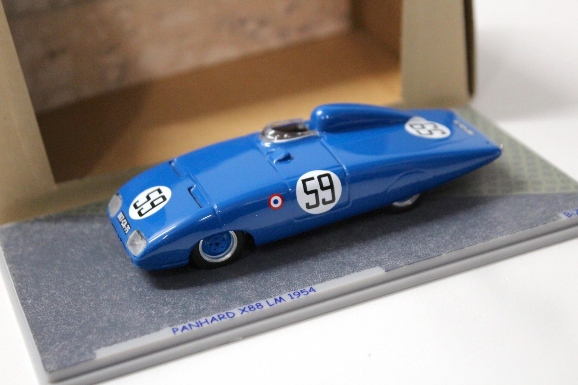 1:43 Spark Bizarre Panhard X88 Le mans 1954 blue #59
