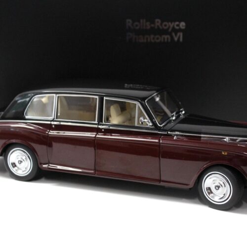 1:18 Kyosho Rolls Royce Phantom VI Limousine red/ black - Image 2
