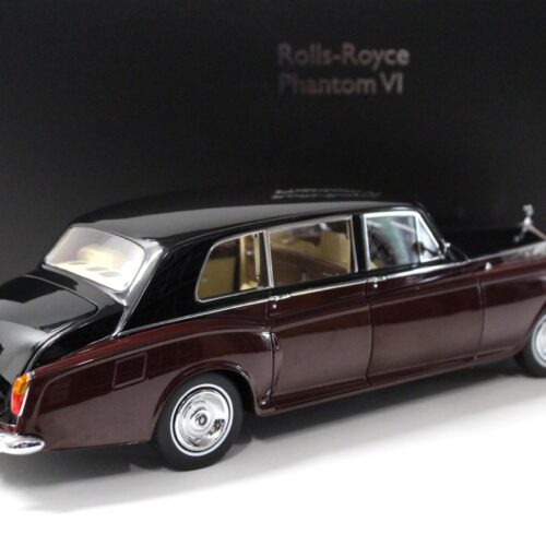 1:18 Kyosho Rolls Royce Phantom VI Limousine red/ black - Image 3