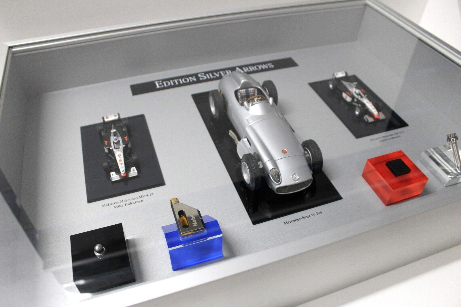 Mercedes-Benz Edition SILVER ARROWS SET 1998 1:43 &1:18 Limited Edition 418/500 - Außenbox Signiert!