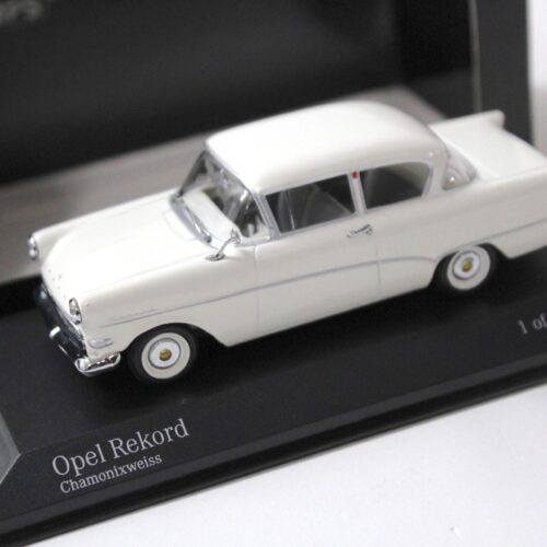 1:43 Minichamps Opel Rekord P1 Chamonix white 1958