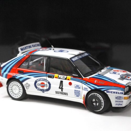 1:18 Kyosho Lancia Delta HF Integrale 1992 Rally Monte Carlo Martini #4