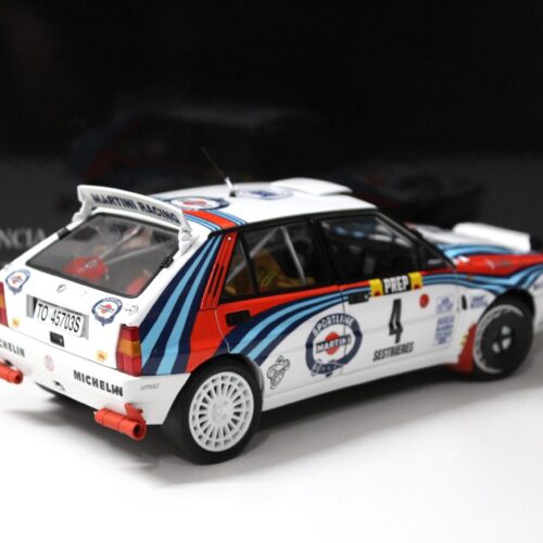 1:18 Kyosho Lancia Delta HF Integrale 1992 Rally Monte Carlo Martini #4
